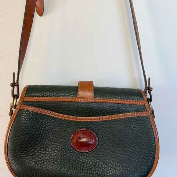 Dooney & Bourke Green and Brown Crossbody Bag - Picture 8 of 13